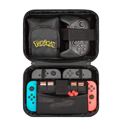 nintendo switch pikachu commuter case