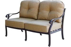 Darlee Nassau Cast Aluminum Patio Loveseat