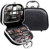 Maleta De Maquiagem Profissional FL60001 Preto, Fenzza