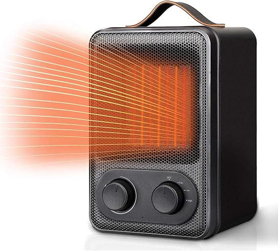 Heizlufter Keramik Heizlufter Elektrisch 1800 Watt Heizleistung Kleine Heizluefter Elektroheizung Energiesparend Ventilator Heizgerat Mit Kipp Uberhitzungsschutz Leise Tragbar Heizung Schwarz Amazon De Baumarkt