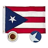 AZCOVER Puerto Rico Flag, 12x18 Inch Puerto Rican