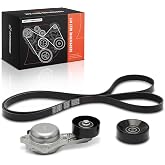 A-Premium Engine Serpentine Drive Belt Kit | Compatible with Ford E-150, E-250, E-350 Super Duty, E-450 Super Duty, F-250 Super Duty &amp; Starcraft Bus &amp; More
