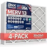 BNX TruFilter 20x25x1 Air Filter MERV 13