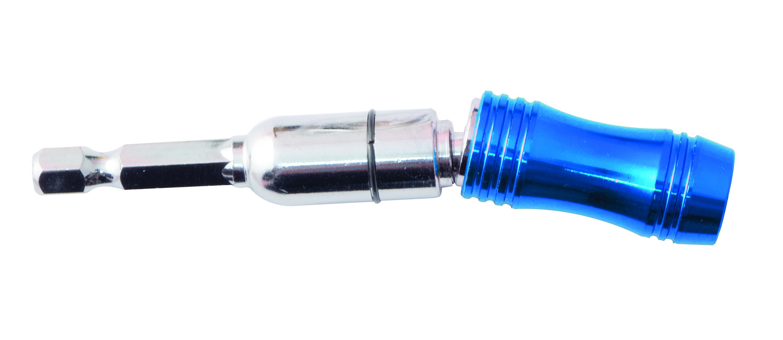 C.K T4504 Bit Holder with Pivot Joint - Silver/Blue