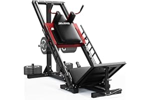 JELENS Leg Press Hack Squat Machine, Leg Machine for Home Gym with Linear Bearing, L11 Professional Adjustable Leg Exercise Machine, Lower Body Special