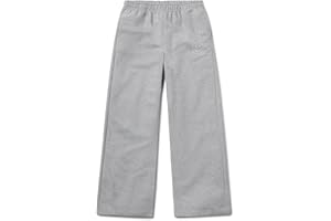 JOE BOXER Girls Wide Leg French Terry Sweatpants, Sizes 6-14, Baggy Pants