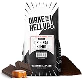 Wake The Hell Up! 1lb Ultra-Caffeinated Original Ground Coffee, Low Acid, Medium-Dark Roast