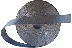 ABOKOY 1 Inch Nylon Webbing Strap 15 Yards Nylon Strap Webbing for Backpack Strap Pet Collar Indoor Outdoor Craft DIY Repair