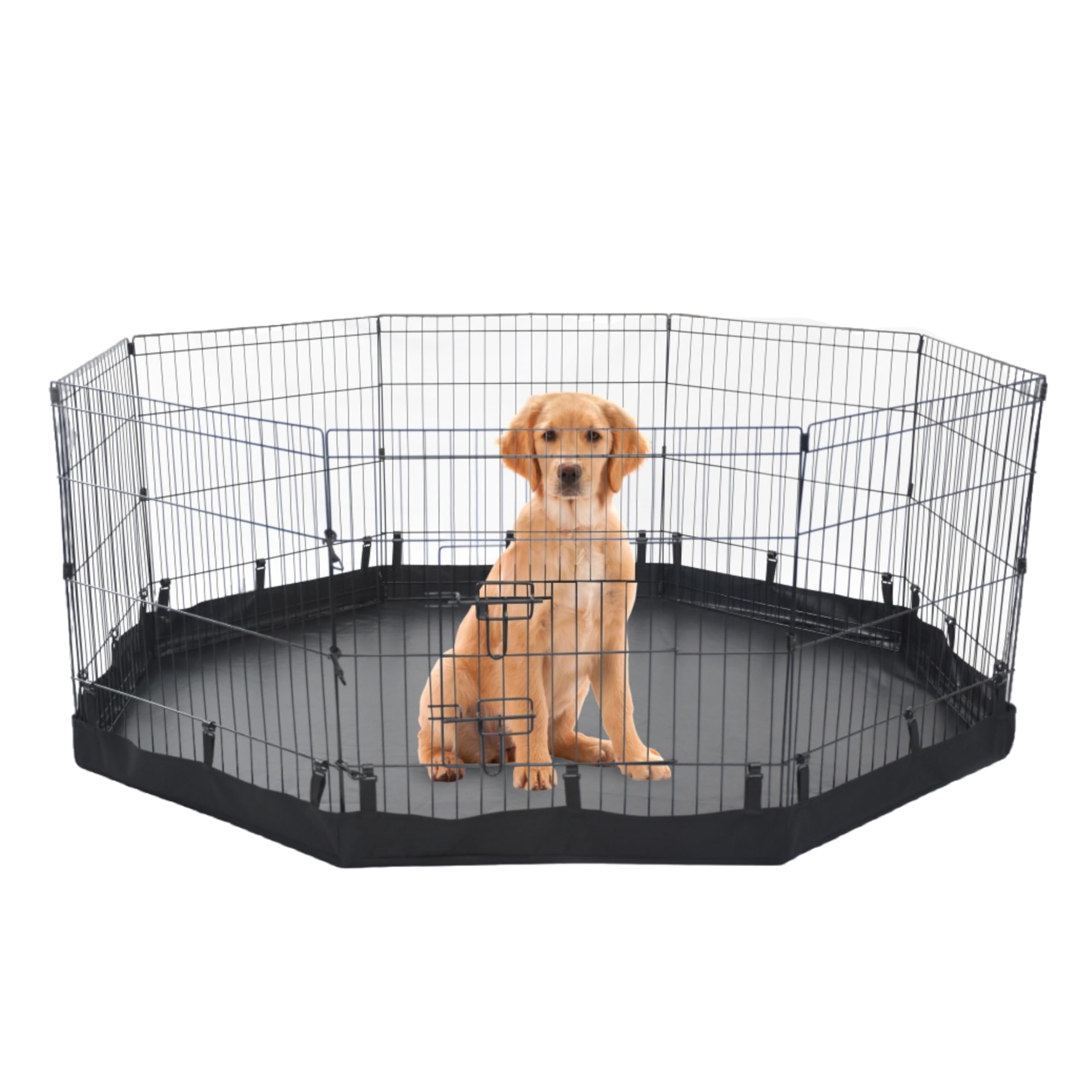 Zuisfau Octagonal Pet Pen Base Mat - Specifically for 8-Panel 24-Inch Width Enclosures! (Note: Mat Only, No Pen Included!)