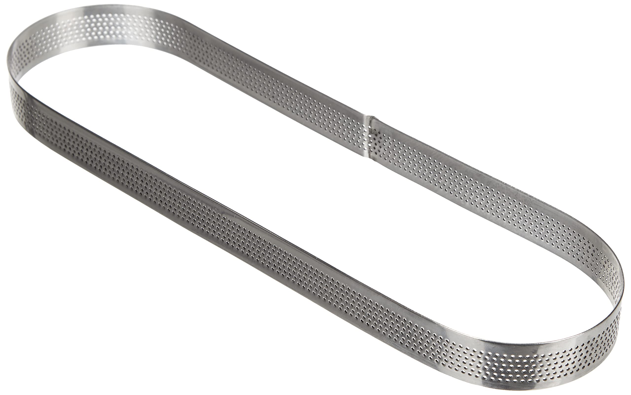 Lacor 68588 Perforated Oval Cake Mould, 8 x 28 x 2 cm, Silver