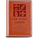 WHLBHG Scout Gift Scout Leader Writing Notebook Gift Scout of Honor Gift Scoutmaster Gift Scout Ceremony Gift (CUB SCOUT LEADER)