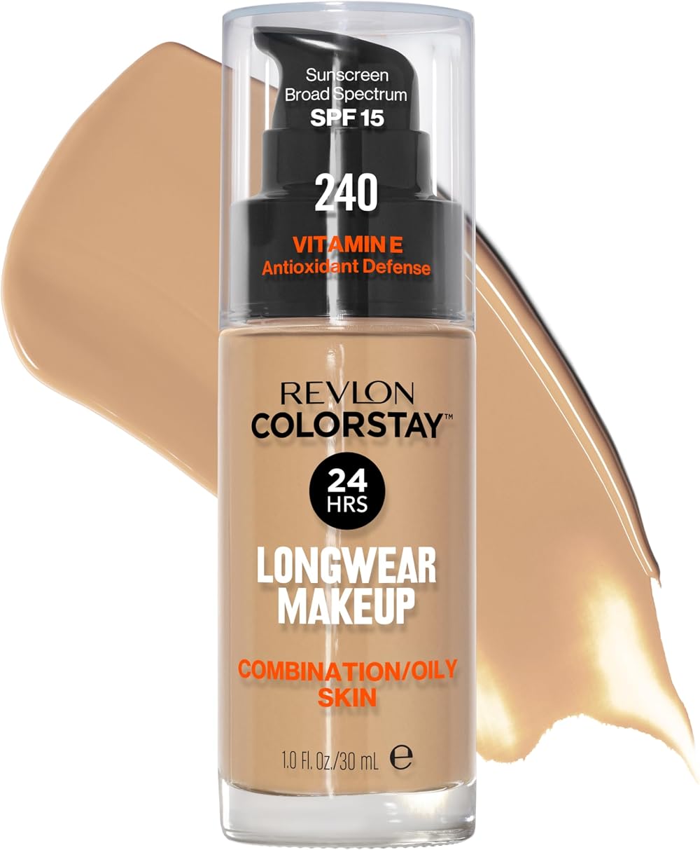 Revlon ColorStay Liquid Foundation Combination/Oily SPF 15 Medium Beige 240 30ml