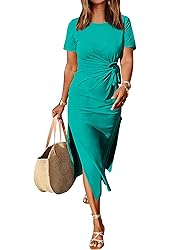 ANRABESS Women's 2025 Summer Maxi Tshirt Dress