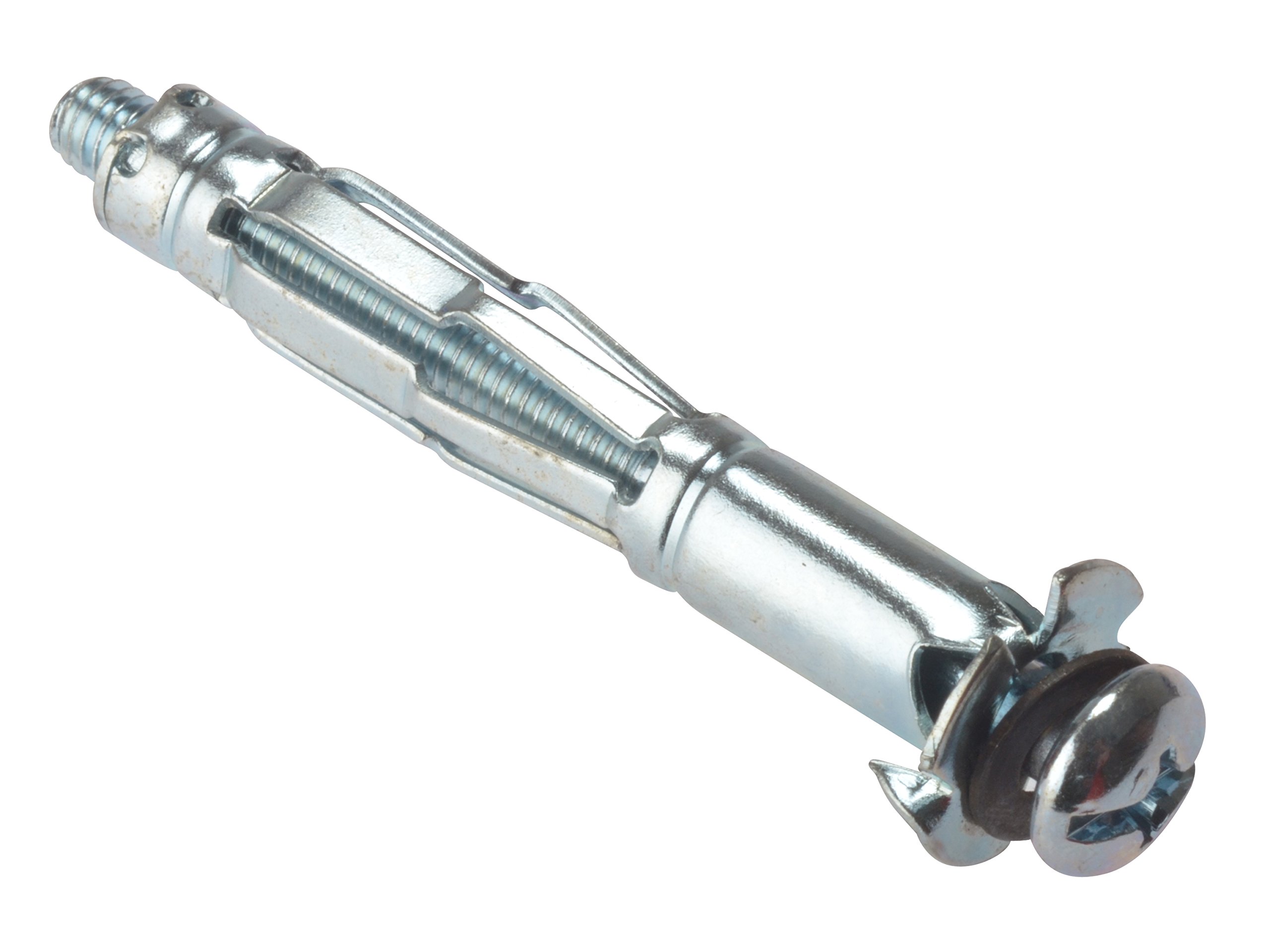 ForgeFix Metal Cavity Anchors | M6 x 52mm | Zinc Plated | Bag 10