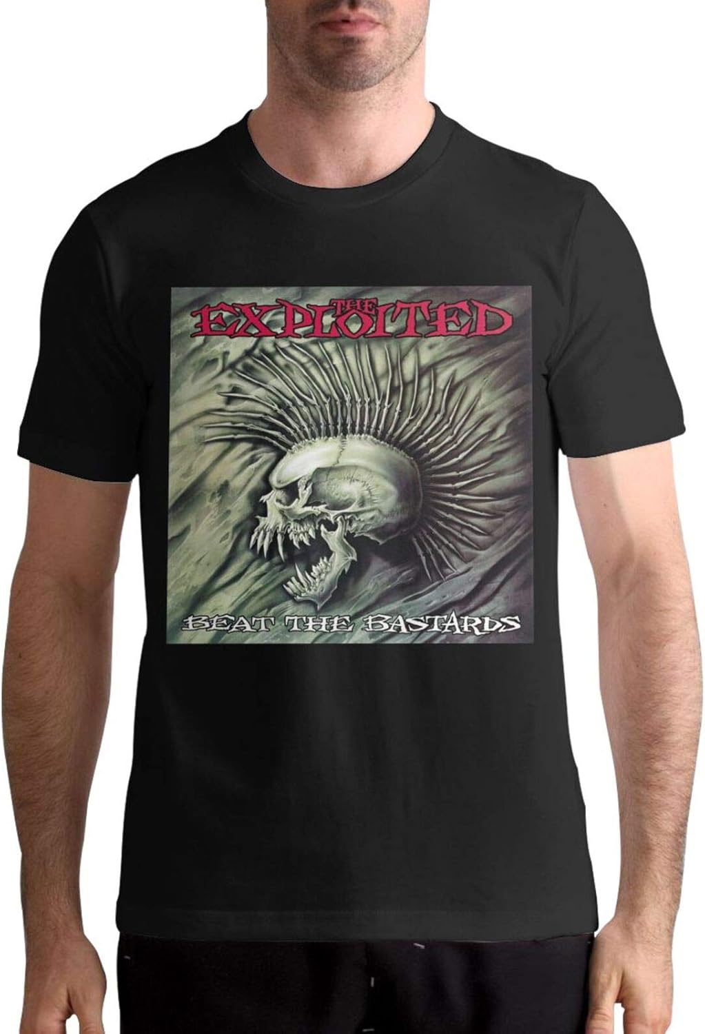 The Exploited Beat The Bastards Round Neck TShirts Leisure