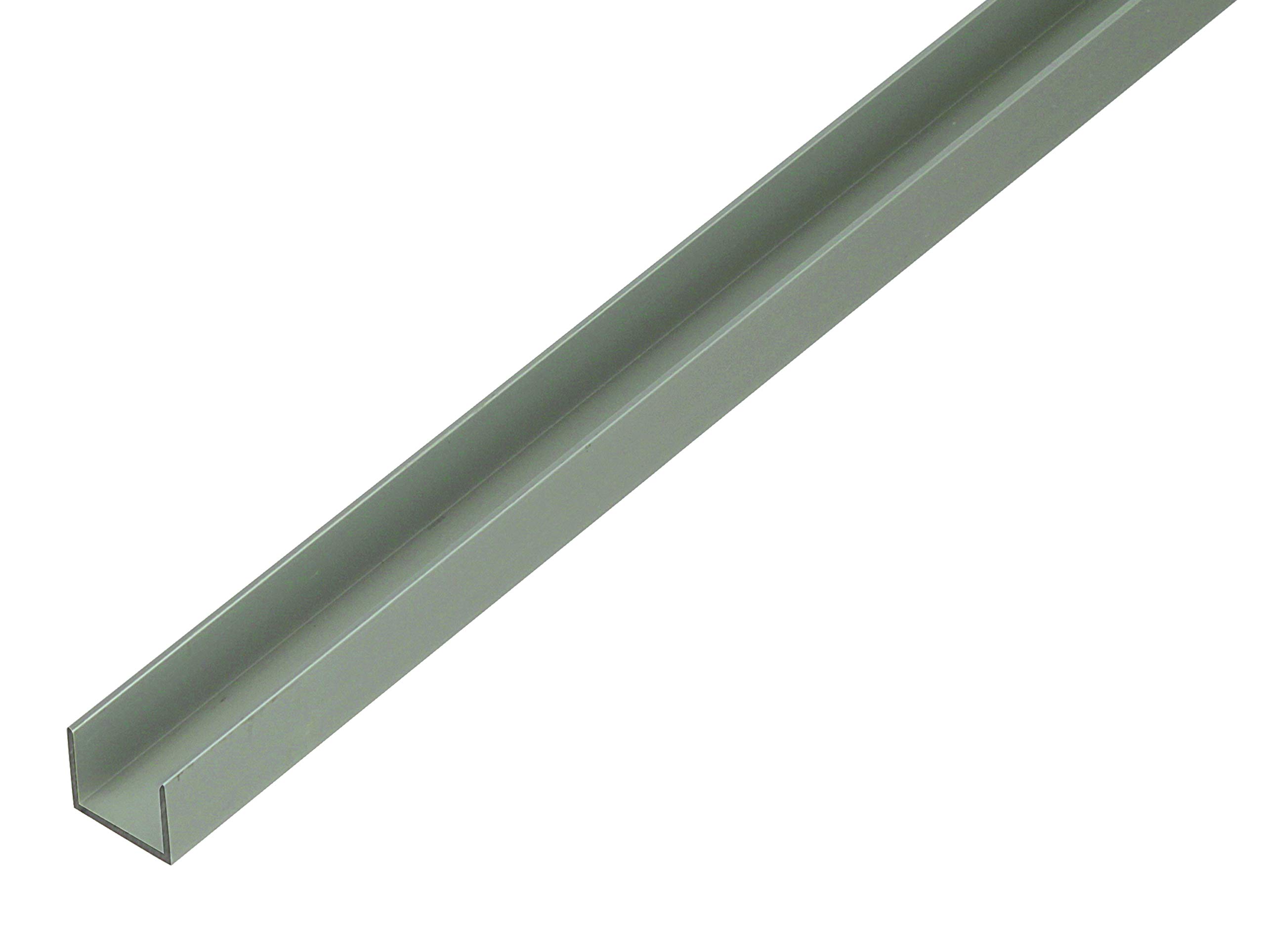 Aluminium U-Profile Especially for 16 and 19 mm Thick Chipboard 1000 x 22 x 15 mm