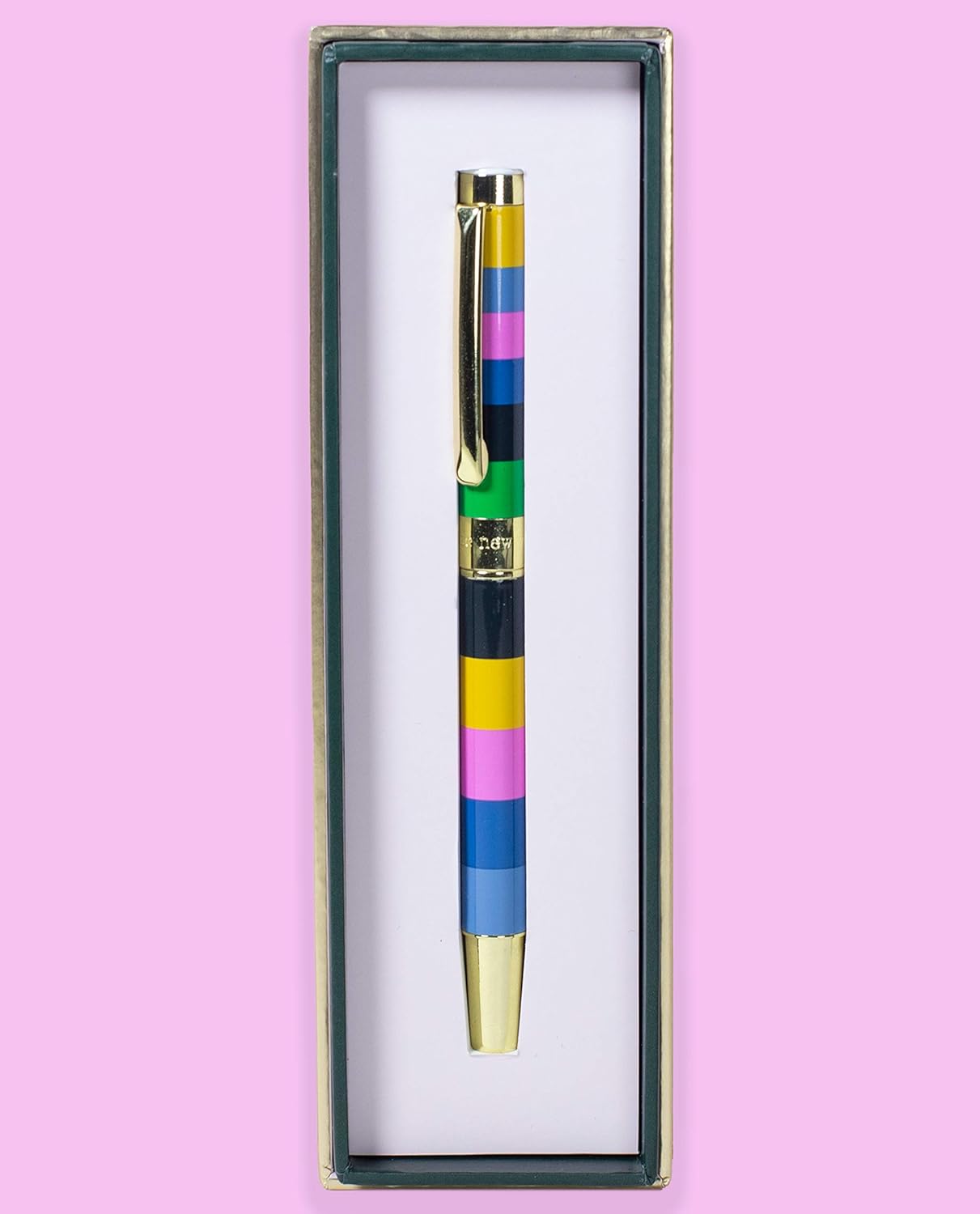 Kate Spade New York Black Ink Ballpoint Pen with Reusable Gift Box - Image 4