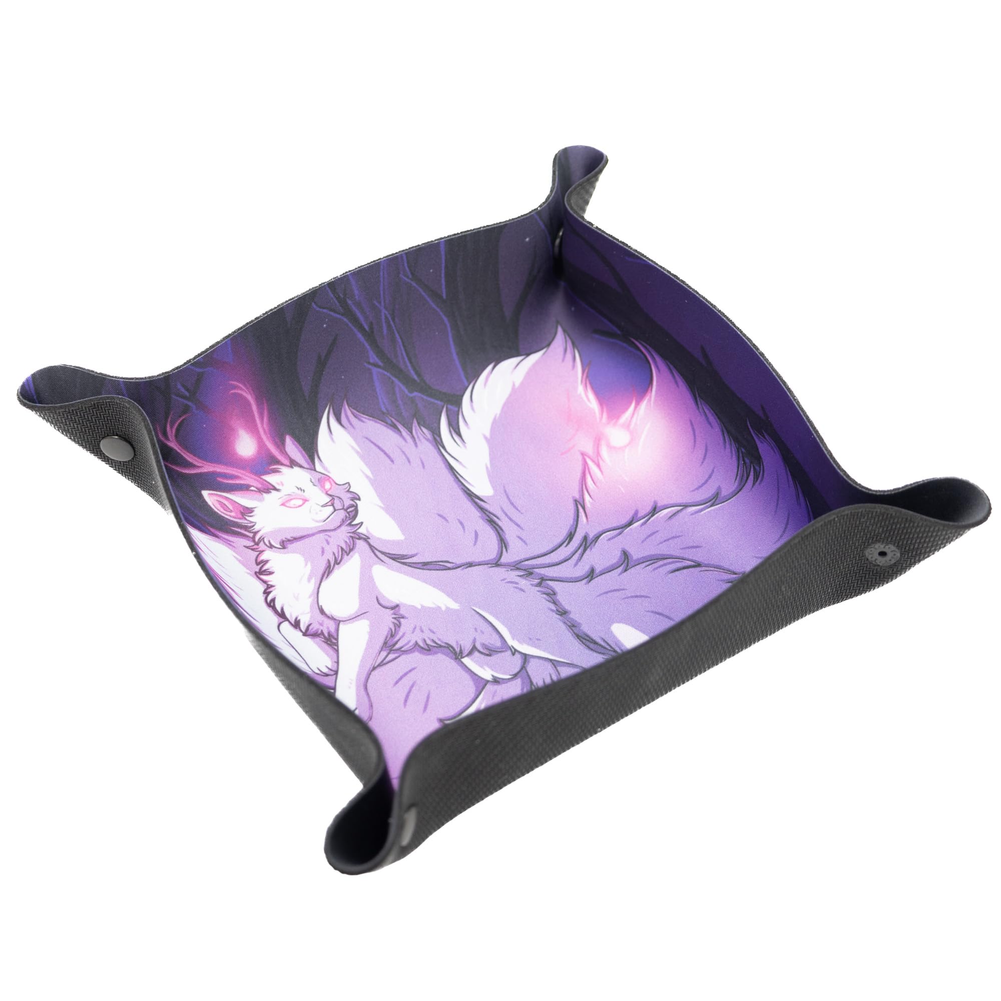 Dice Tray For Tabletop Games and RPG compatible with Wonder Book, Roll Player, Ashes Reborn - Forest Guardian