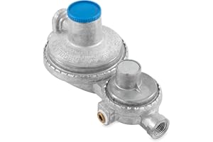 Camco 59313 RV Vertical Two Stage Propane Regulator