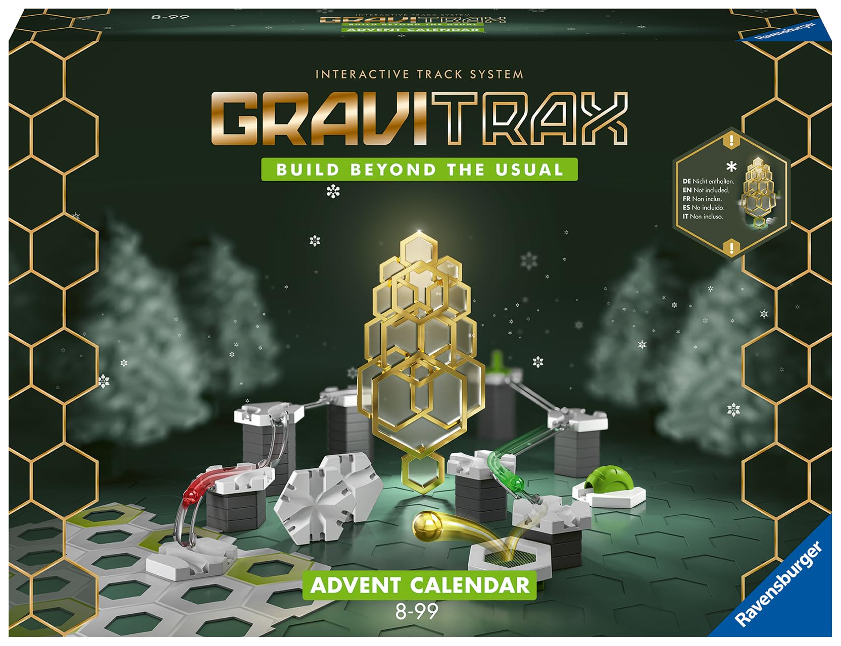 Ravensburger GraviTrax Adventskalender - Ideal für GraviTrax Anfänger und Fans, Konstruktionsspielzeug für Kinder ab 8 Jahren