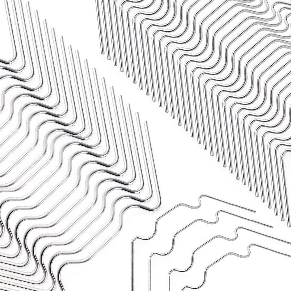 kangji 50 Pieces Greenhouse Glazing Clips, W Type Greenhouse Glazing