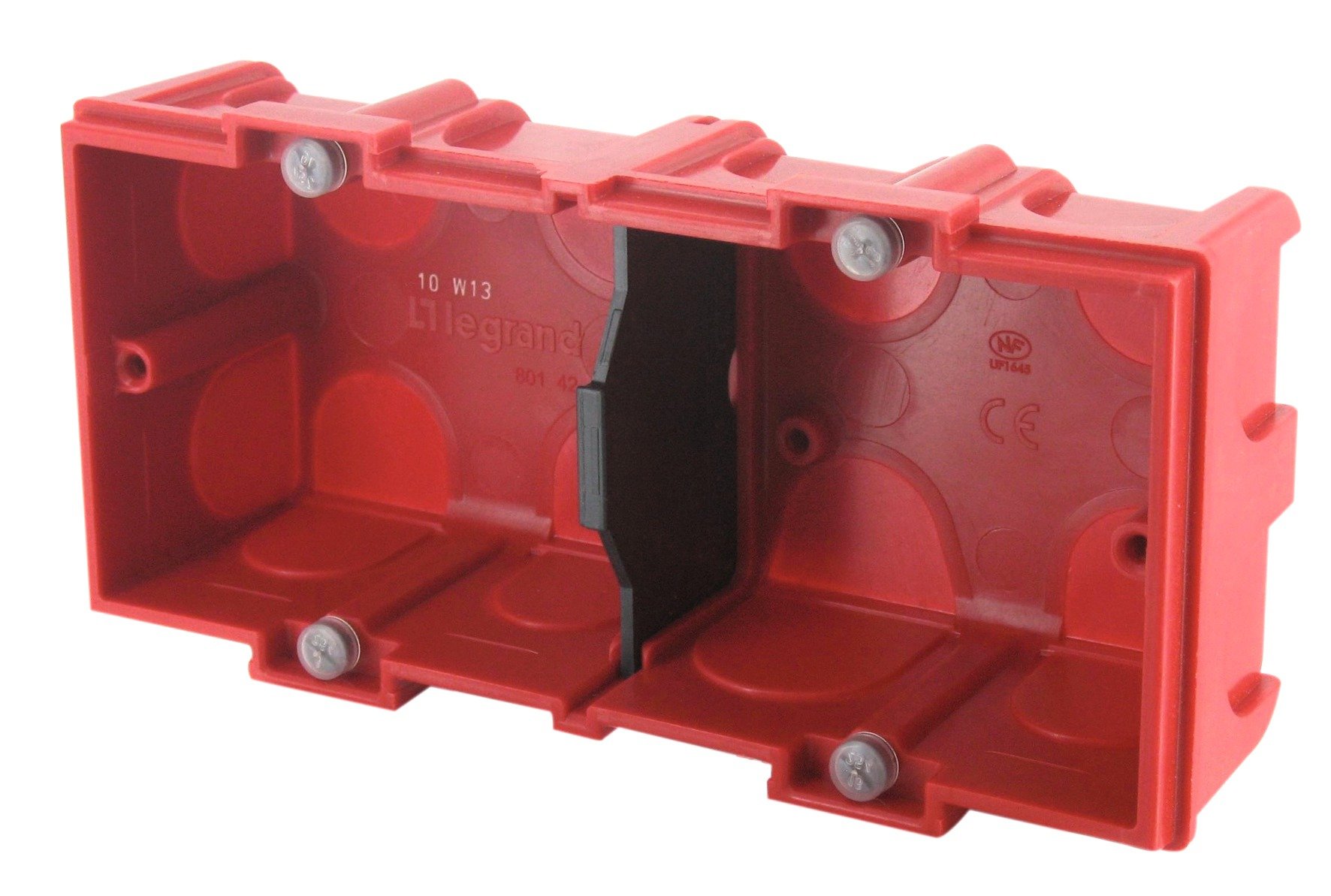 Legrand LEG90532 Batibox Box for Concrete Block/Brick Walls 2 Holes Depth 40 mm