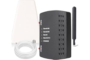 BTCELLUP Cell Phone Booster for Home, Up to 2,500 Sq Ft, Cell Phone Signal Booster for All U.S. Carriers,Boost 5G 4G& LTE with Band 66/2/4/5/12/17/13/25, FCC Approved