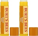 Burt's Bees Honey Lip Balm, 4.25g, Pack of 2, Natural Moisturising Balm