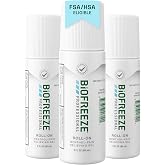 Biofreeze Professional Pain Relief Roll-On, Menthol Gel, 3 FL OZ (3 Pack) | Mess-Free, For Muscle/Joint Pain, Simple Backache, Arthritis, Strains, Bruises &amp; Sprains, NSAID-Free