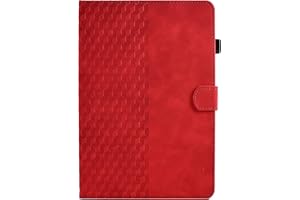 Longga Samsung Galaxy Tab A9 Plus 11" 2023 Case, Pu Leather Embossed Pattern Stand Folio Tablet Cover with [Pen Holder] [Auto