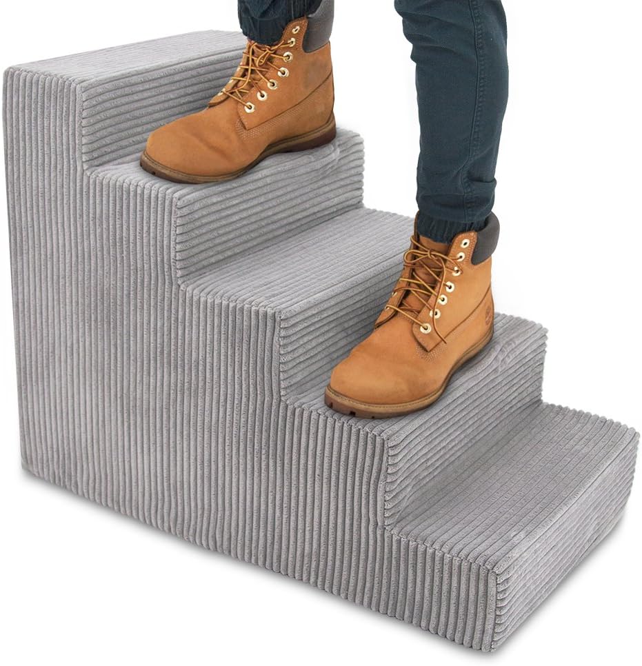 USA Made Pet Steps/Stairs with CertiPUR-US Certified Foam for Dogs & Cats by Best Pet Supplies : Pet Supplies