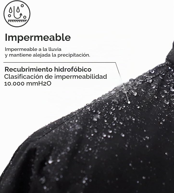 Casaco forrado de polar masculino Snow Heating Preto L