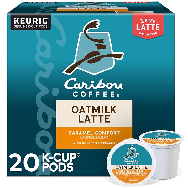 CARIBOU COFFEE CARAMEL COMFORT OATMILK LATTE, ONE STEP...
