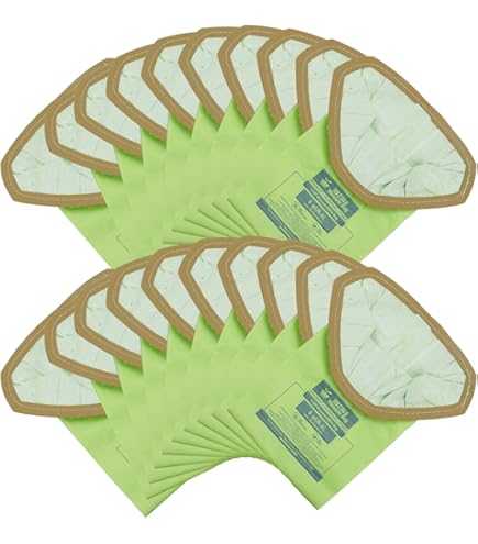 Green Klean GK-300BP Backpack Vacuum Bags - Pack Of 100, High Filtration For Commercial Vacuums, Replaces OEM