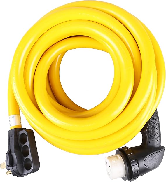 RV Extension Cord(50AMP Power Cable) for Outdoor use(Truck/Trailer
