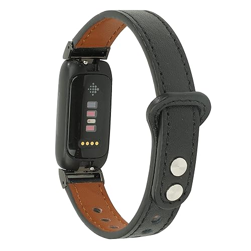 Leather Bands Compatible with Fitbit Inspire Wristbands for