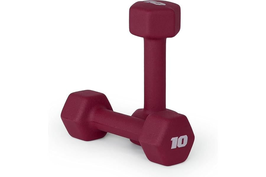 CAP Barbell Neoprene Dumbbell Weights Pairs & Sets | Color Series