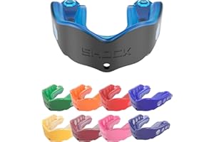 Shock Doctor Gel Max Mouth Guard, Sports Mouthguard for Football, Lacrosse, Hockey, Basketball, Flavored Mouth Guard, Youth &
