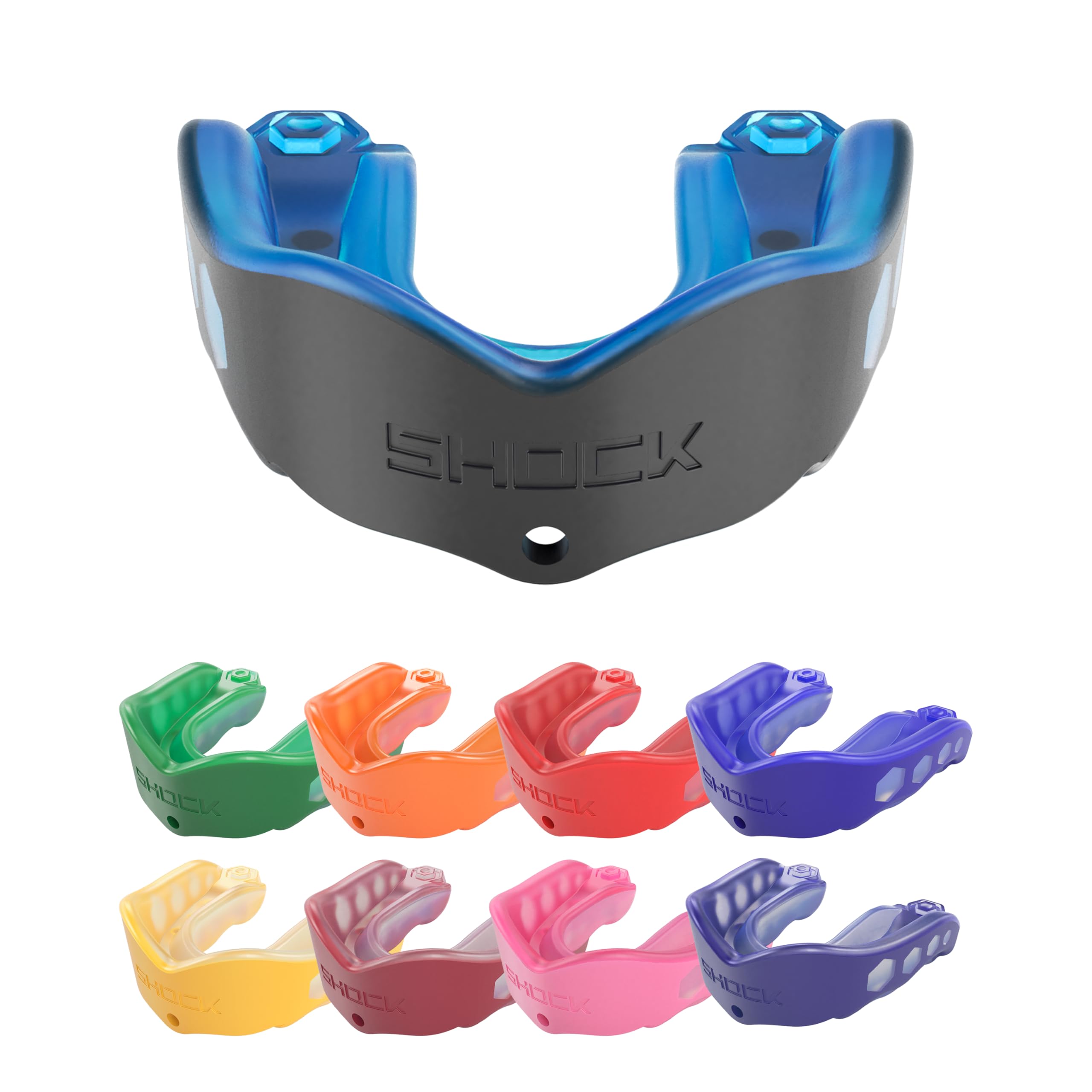 Photo 1 of 1pc. Shock Doctor Adult & Youth Gel Max Mouth Guard for Contact Sports