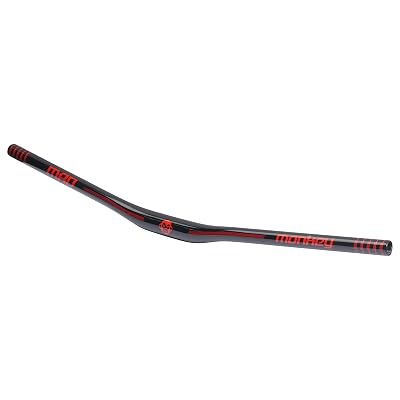 Mad Monkey Candie Bars Full Carbon Fiber Riser Mountain Bike Handlebar 720MM Gloss-BlackRed