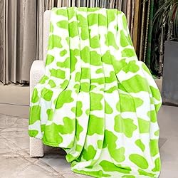 Small Light Green Blankets Fleece Throw Blanket