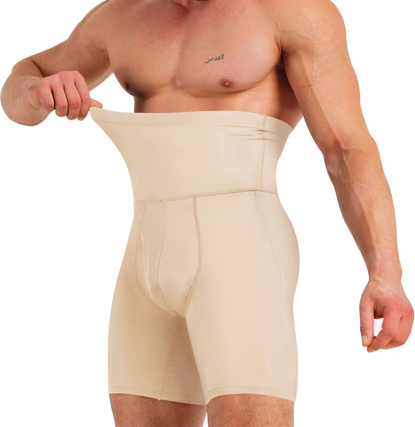 Amazon Com Tailong Men S Underwear Boxer Briefs Tummy Control Shorts High Waist Slimming Body Shaper Compression Shapewear Belly Girdle Clothing