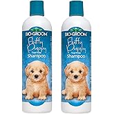 Bio-Groom Fluffy Puppy Tear-Free Shampoo, 12 fl oz, 2-Pack | Dog Bathing Supplies, Puppy Shampoo, Cat &amp; Dog Grooming Supplies for Sensitive Skin, Cruelty-Free, Made in USA