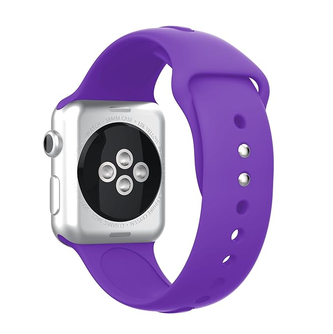 TOPsic Kompatibel mit iWatch Armband 42mm, Sport Armbanduhr Silikon Armband Ersatzarmband Armband für iWatch Armband 42mm Ser