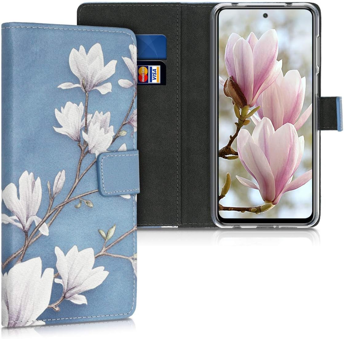 portafogli in pelle con magnete