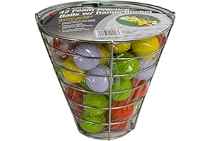 Jef World of Golf Foam Practice Balls (42 Multi-Colored Balls)