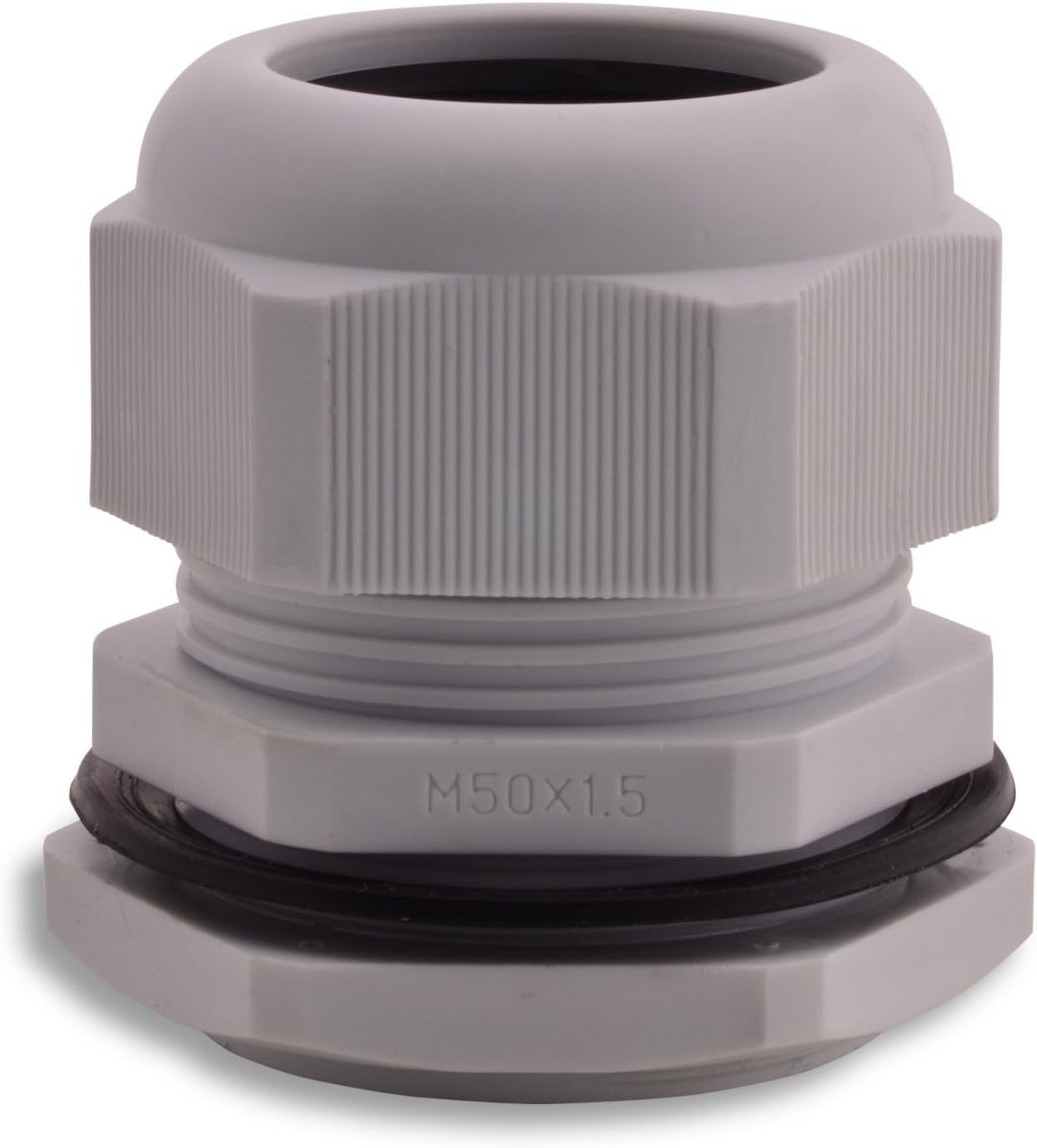 Boxex Pert m50x1,5 mm Plastic Cable Gland Grey RAL 7035 1 VPE = 3 Pcs