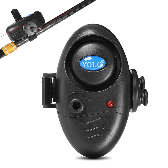 Electronic Fish Bite Alarm with Adjustable Volume Fishing Buffer Alarms