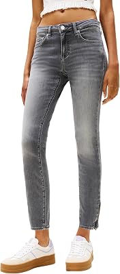 Femme Sophie LW Skn Ank Zip Ch0277 Dw0dw21741 Très Mince, Denim (Denim Grey), 34W / 34L EU