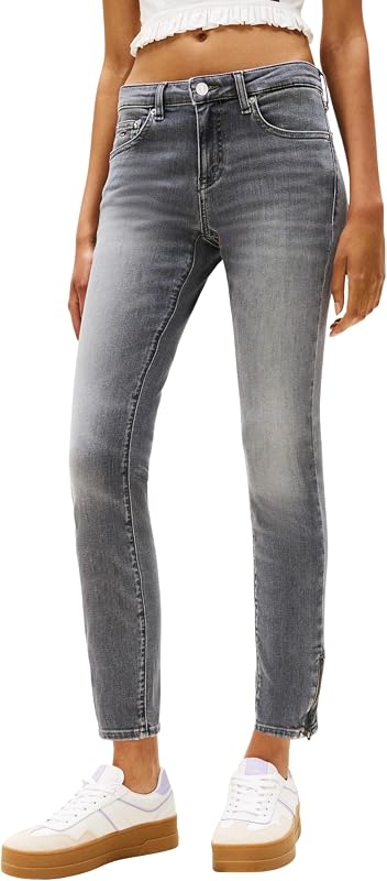 Damen Jeans Hose Sophie Low Rise, Grau (Denim Grey), 34W/34L